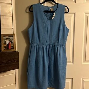 NWT blue jcrew dress